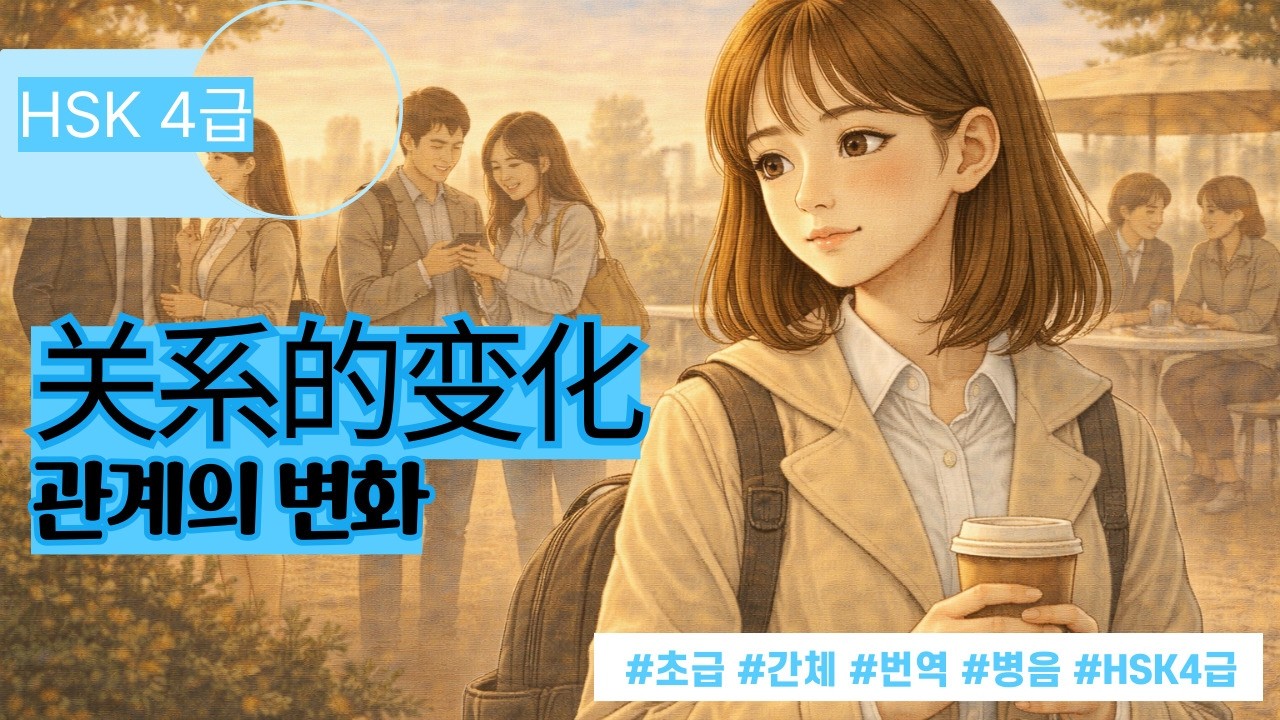 HSK4급_5. 관계의 변화(자막, 번역, 병음, 볼륨 大)