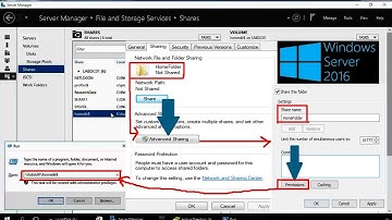 Windows Server 2016 - How to Create Home Folder in Windows Server 2016 @17