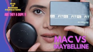 MAC STUDIO FIX POWDER FOUNDATION VS MAYBELLINE FIT ME ULTIMATTE POWDER FOUNDATION , ARE THEY A DUPE! screenshot 5