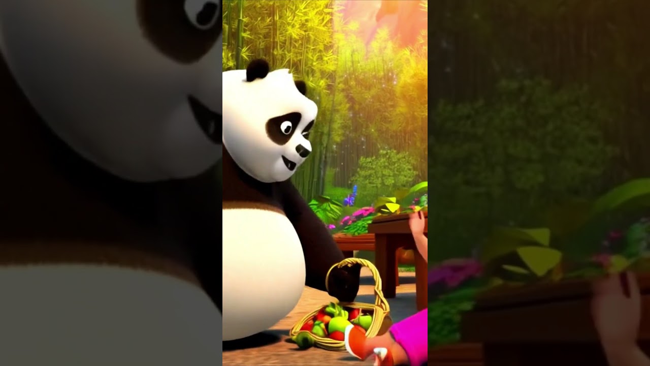 “Panda the Helper 🍎 | A Funny Day in the Garden with Asha & Panda” 