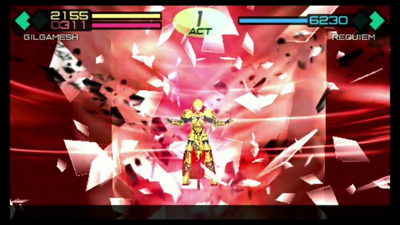 Fate Extra Ccc ギルガメッシュ 宝具 天地乖離す開闢の星 Youtube