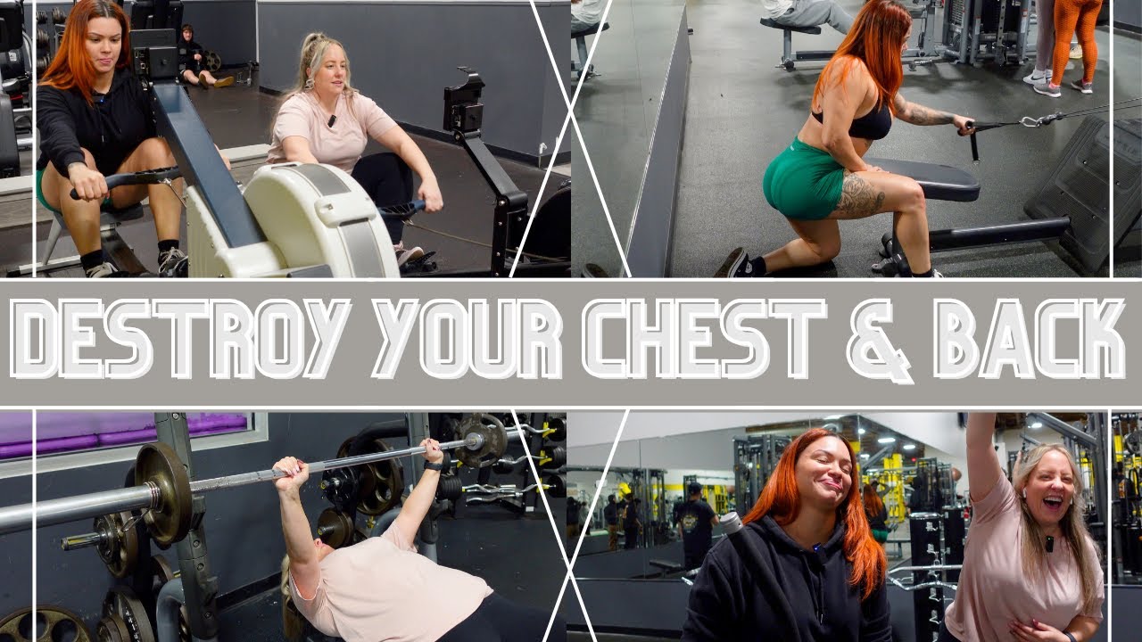 Benching, Bulking, & Back Day! Hit Chest & Back W/ Us! YouTube