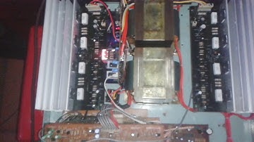 Nâng cấp ampli karaoke 8 transistor 2 biến áp.