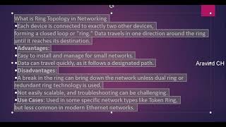 Understanding Ring Topology: Structure, Advantages, and Applications (Lesson 10)