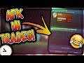 14 minutes 36 seconds of going AFK in accepted trades with striker white apex...