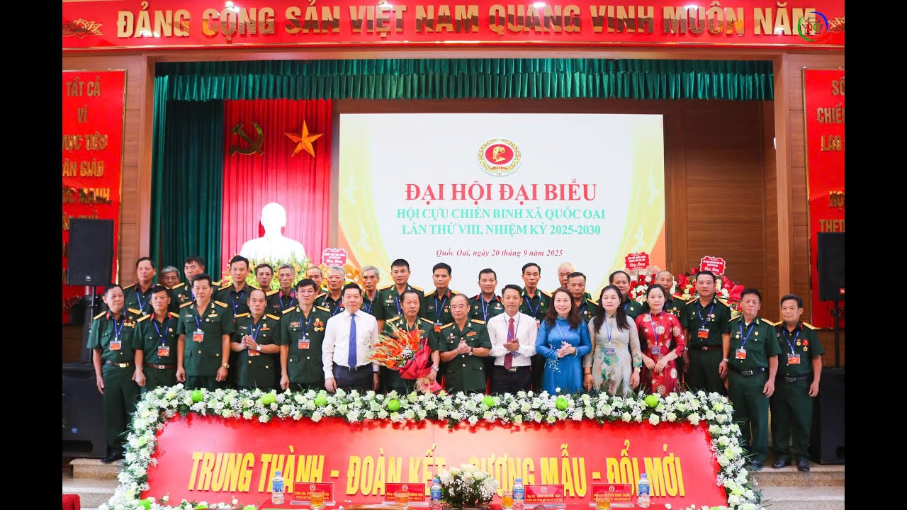 ĐẠI HỘI ĐẠI BIỂU CCB XÃ QUỐC OAI LẦN THỨ VIII, NHIỆM KỲ 2025-2030