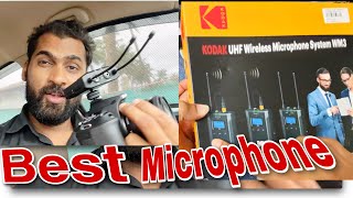 Kodak Microphone Unboxing | Professional Microphone | KODAK UHF Wireless Microphone System WM3 | Mic