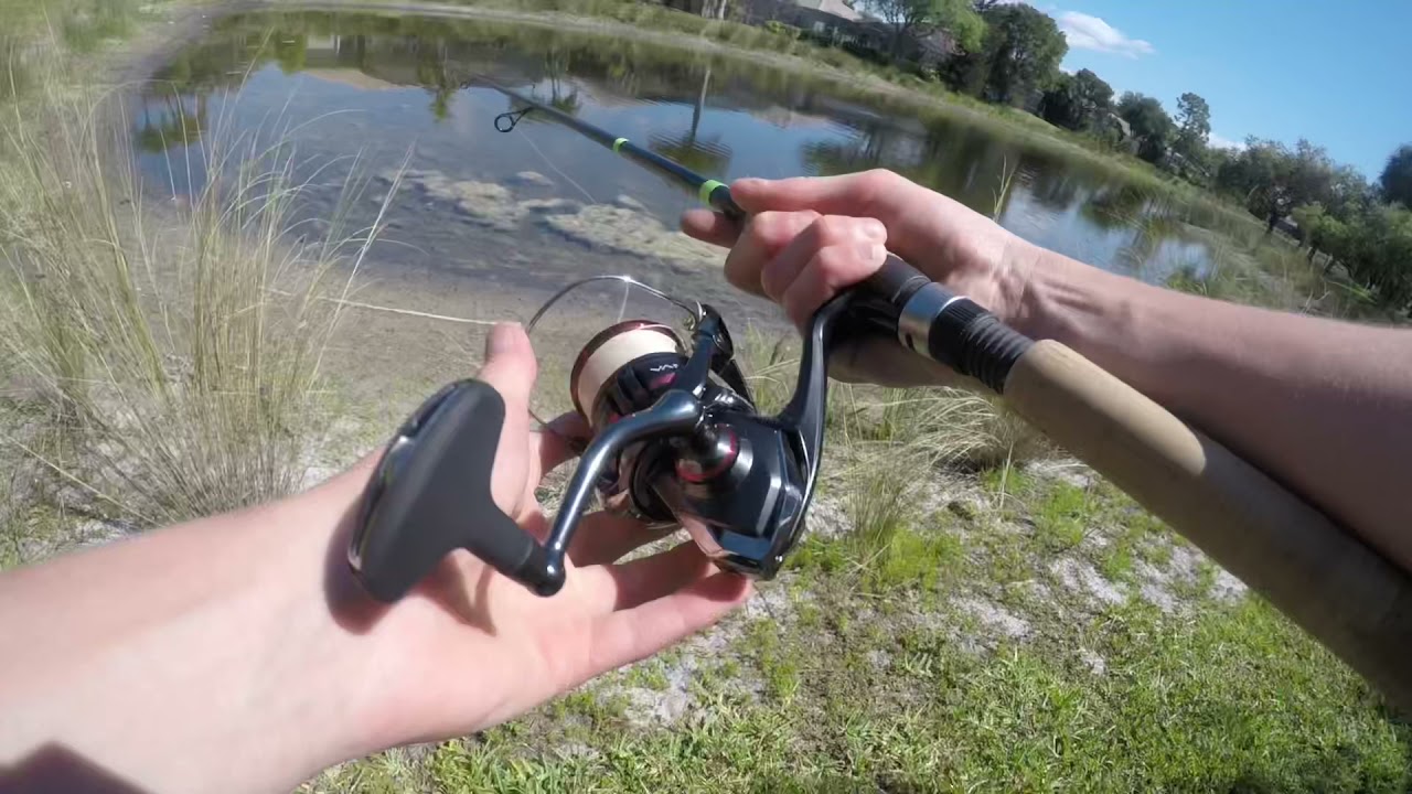 Fishing in crystal clear water(Big bass)