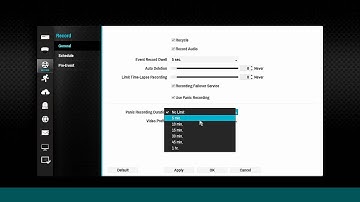 Ep7 IDIS DirectIP Recording Tab