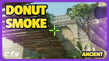 Ancient CS2 - The EASIEST donut smoke from spawn!