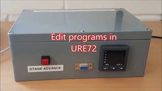 URE 72 Kiln Controller Edit Programs