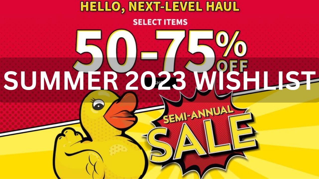 Bath & Body Works ▌SUMMER 2023 SEMI-ANNUAL SALE WISHLIST & CHIT CHAT 