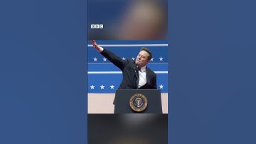 Musk raises controversy with gesture resembing Nazi salute - BBC Africa