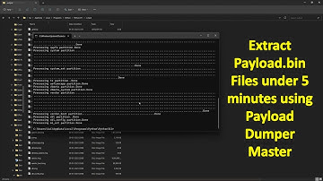 How To Extract Payload.bin To Get img Files | Computer | Android Payload Dumper Tutorial