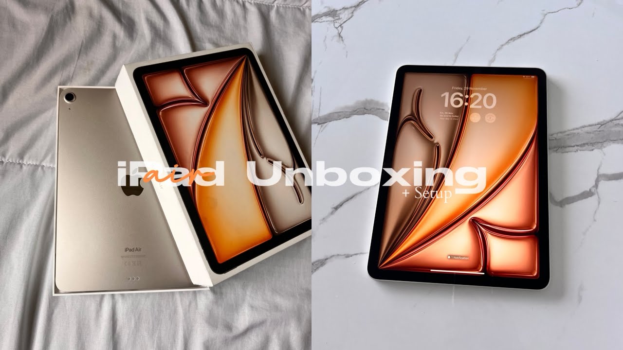 M2 iPad Air 6 11 inch Unboxing + Setup | 2024 | M2 iPad | South African YouTuber🇿🇦