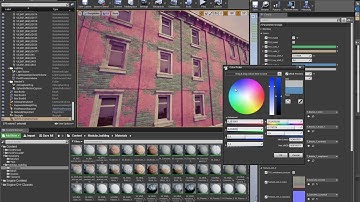 Changing colors on master material in UE4