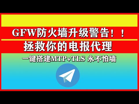防火墙升级！一键搭建电报Mtproxy+TLS代理，让你的电报永不掉线