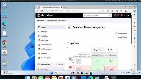Part 1 - Selenium Maven Jenkins Integration