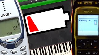 Nokia Battery Low & Empty Sounds On 64 Instruments [Synthesia]