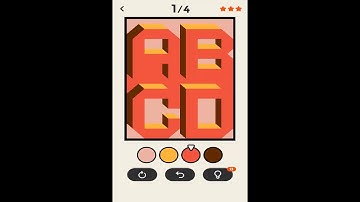 ERASE - coloring puzzle game Simple Pack Stage 31-40. 3 Stars Wallkthrough
