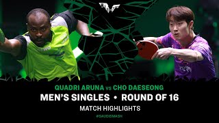 Quadri Aruna Vs Cho Daeseong | Ms R16 | Saudi Smash 2024