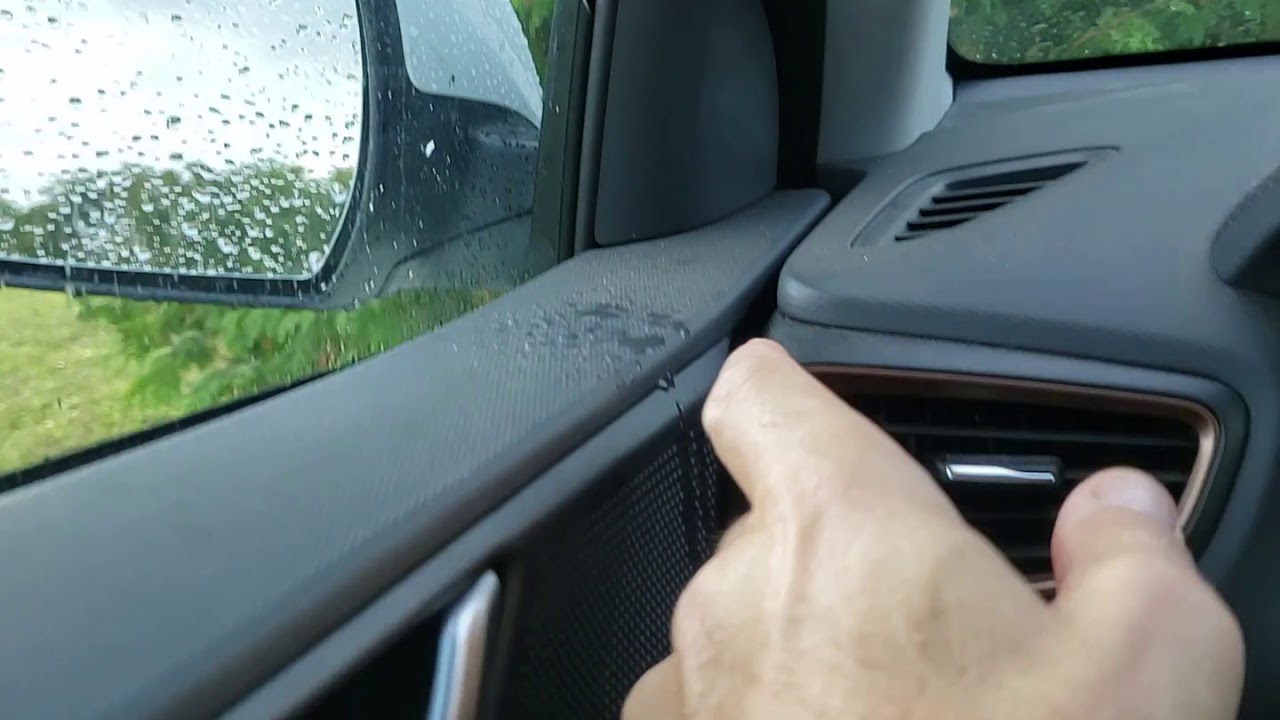 Visors not preventing rain and water from entering car despite windows slightly open 1 YouTube