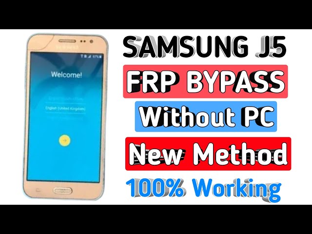 Samsung J5 (SM-J500F) FRP Unlock || Google Account Bypass 2024 Without PC New Method 2024 class=