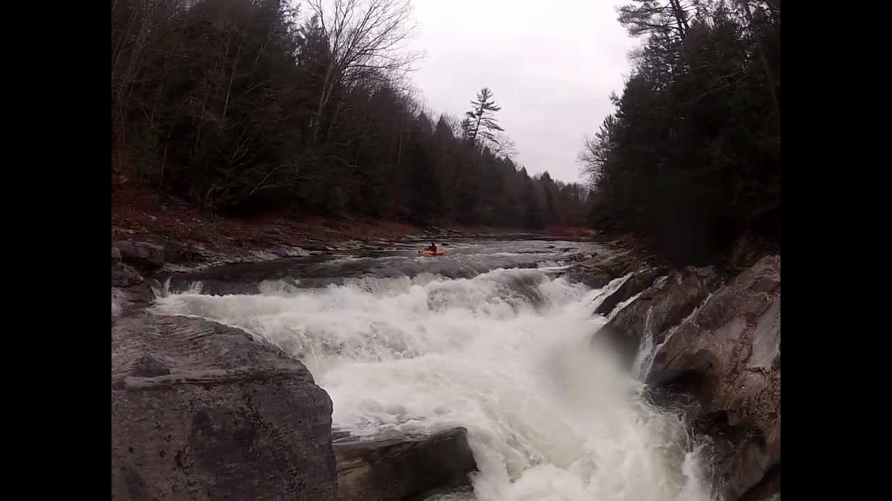 Mettawee river, NY Jim Tripple drop YouTube