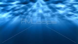 Underwater Light Rays Shine Bright Underneath Rippling Ocean Waves - IncrediVFX - AVloops