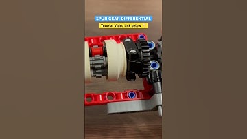 LEGO Spur Gear Differential Tutorial #lego #legotechnic