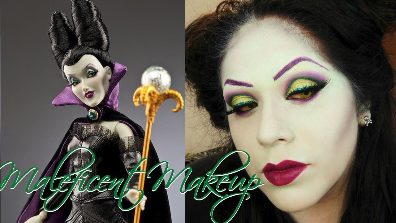 Maleficent - Disney Villain Designer Doll Makeup - YouTube