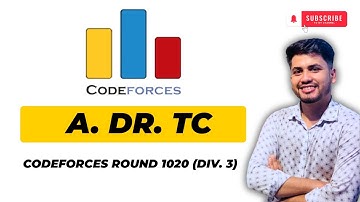 A. Dr. TC | Codeforces Round 1020 (Div. 3) | Solution in Bangla