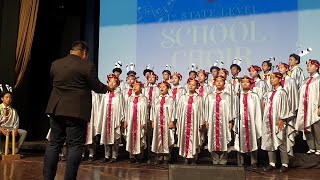 1st Nagaland Govt. School Choir - Folk fusion\/Folk \& National Anthem competition - Samagra Shiksha