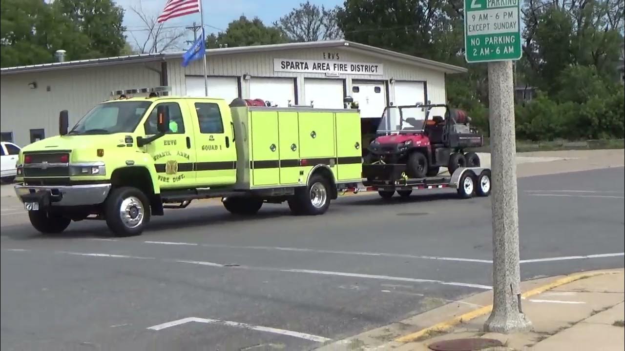 Sparta Wisconsin Fire Department responding YouTube