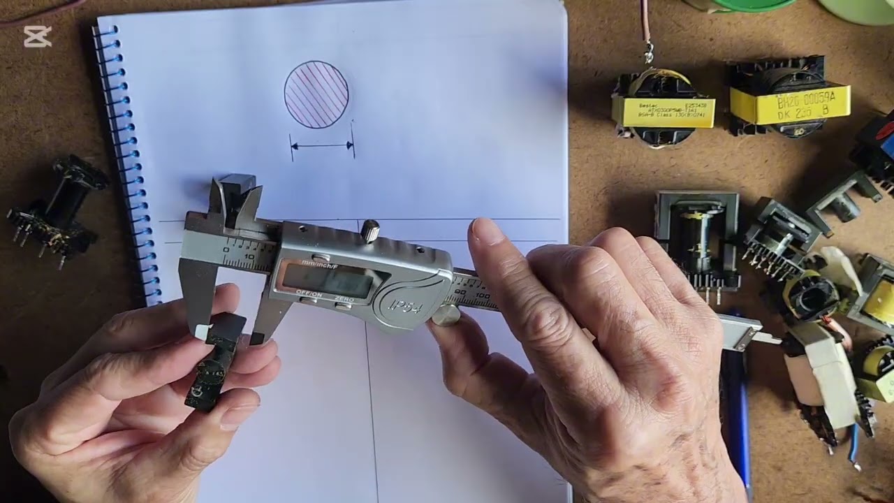 CÁLCULOS PARA TRANSFORMADOR DE FERRITA