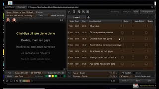 How to Make Lyrics Video by Youtube Movie Maker | Best and Easy Way.. screenshot 5