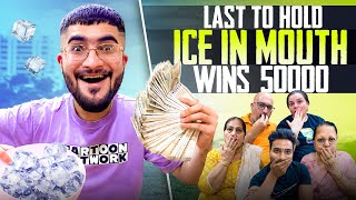 Last To Hold 'ICE IN MOUTH', Wins Rs.50000