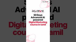 Best Digital Marketing Course in Tamil for College Students | AI Powered Course by DigiMonk Academy