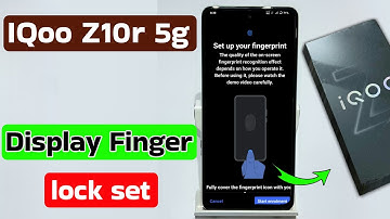 Iqoo z10r display fingerprint lock | Iqoo z10r display fingerprint setup