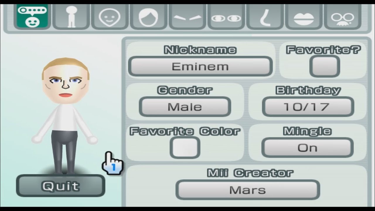 Miiページ Eminem - Mii 589 - YouTube