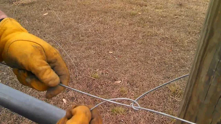 Tying Off High Tensile Wire