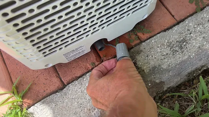 How to drain Hisense 8000 BTU Portable Air Conditioner