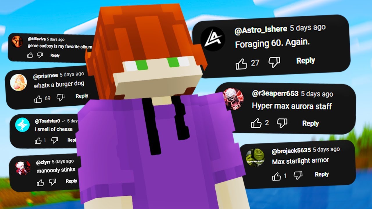 I Made Your Dumb Video Ideas. | Hypixel Skyblock