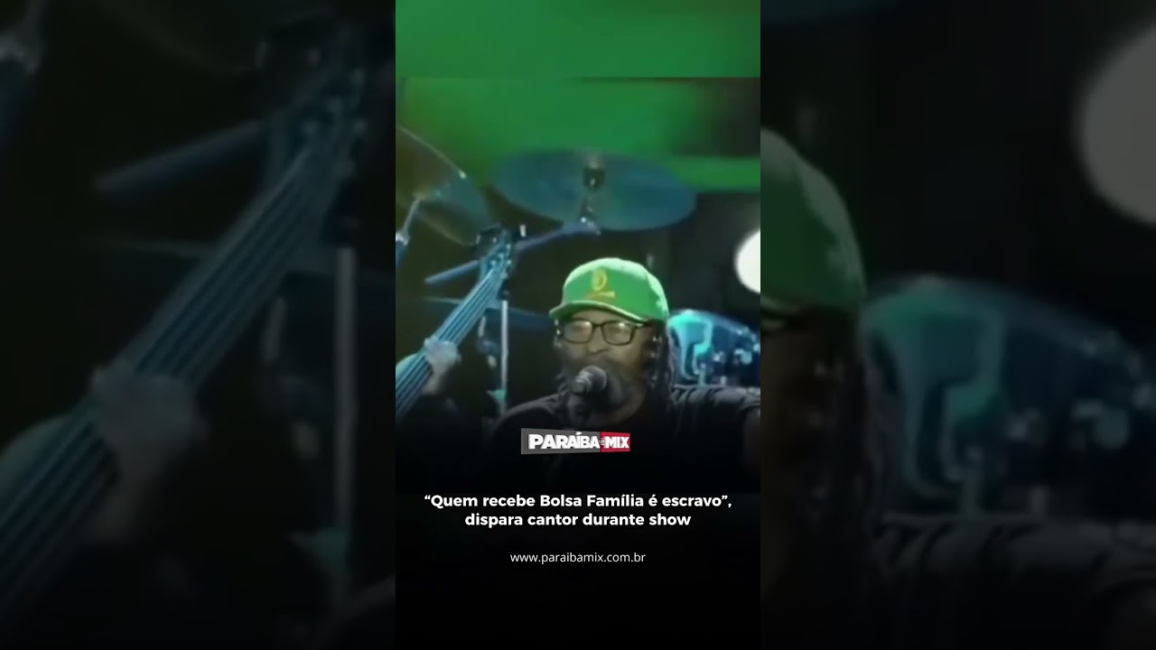 "Quem recebe Bolsa Família é escravo", dispara cantor durante show
