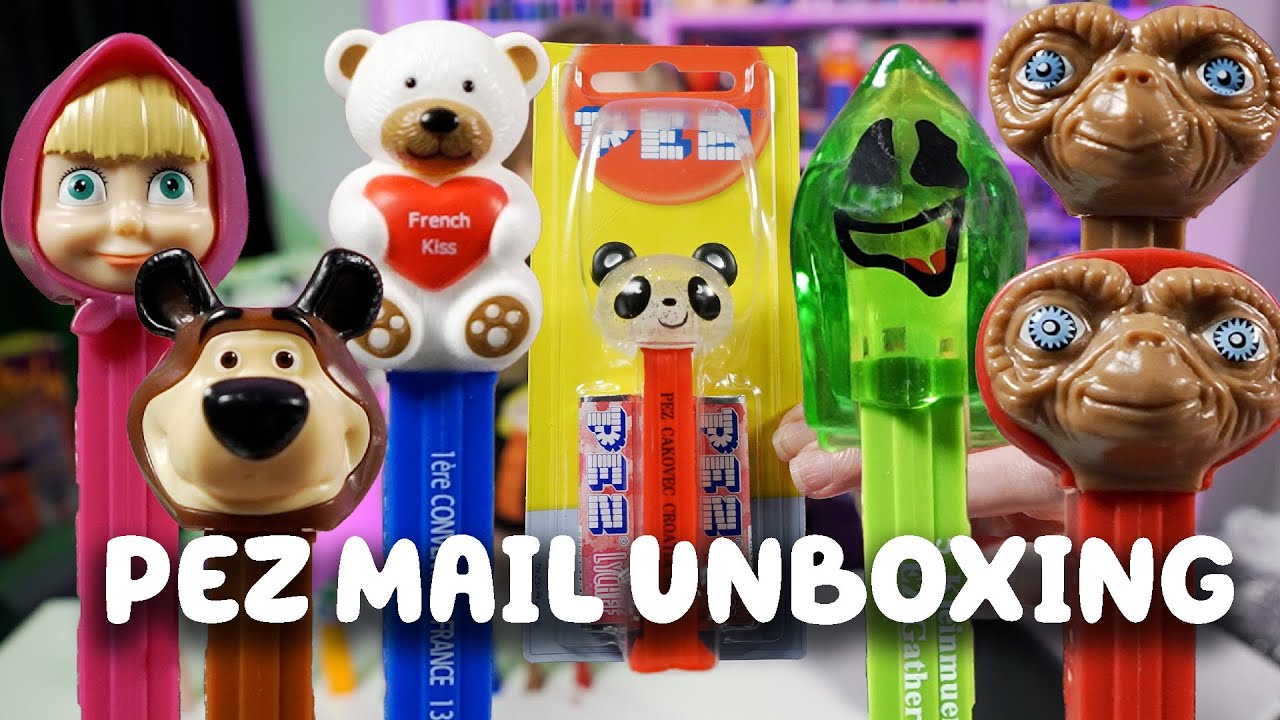 PEZ Mail Unboxing | Panda PEZ Croatia Gathering, Masha and the
