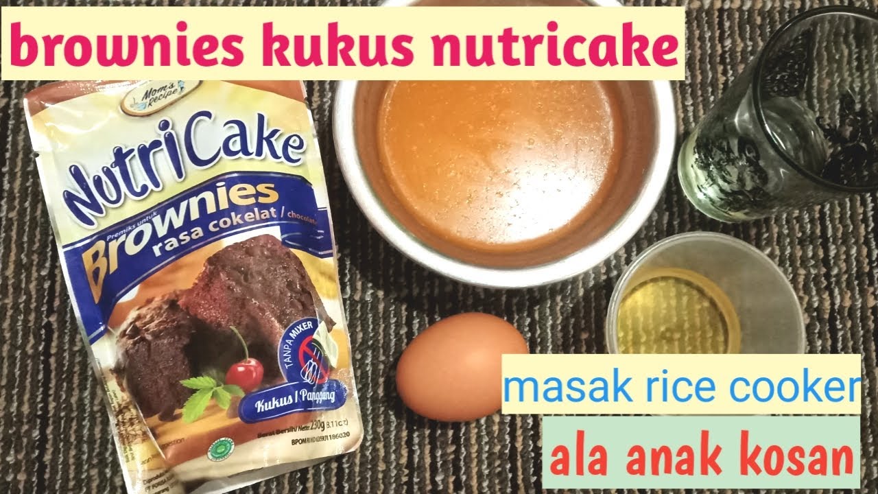 Cara Membuat Nutricake Kukus Pakai Ricecooker - Youtube