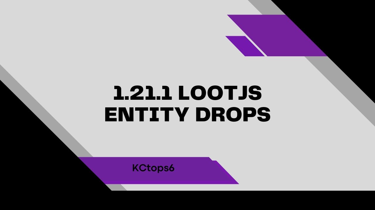 Customizing Mob Loot Tables with LootJS in Minecraft 1.21.1 NeoForge