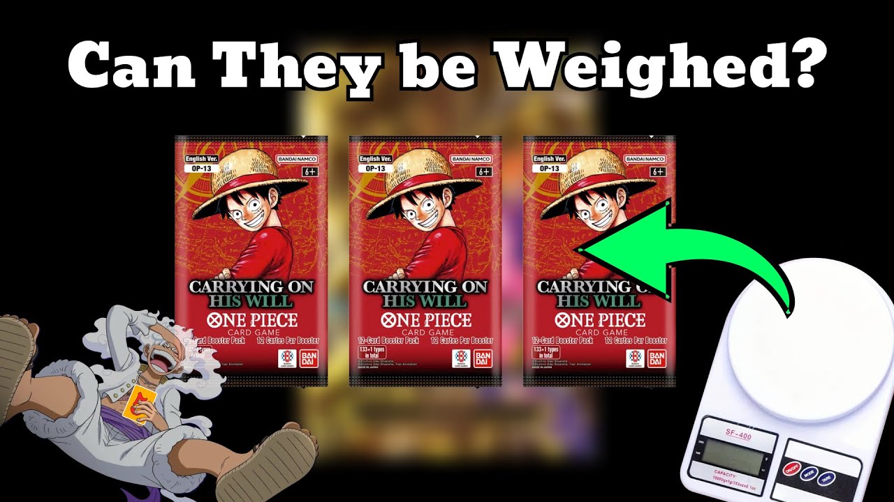 Взвешивание отдельных фигурок OP13 — может ли удача быть еще лучше? #onepiece #onepiecetcg