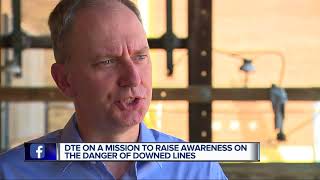 DTE outlines mission to raise awareness about danger of downed power lines
