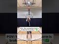Broke Basketball Jumpshot Form but it works🎯🔫 A lot of NBA best shooters do these techniques✅